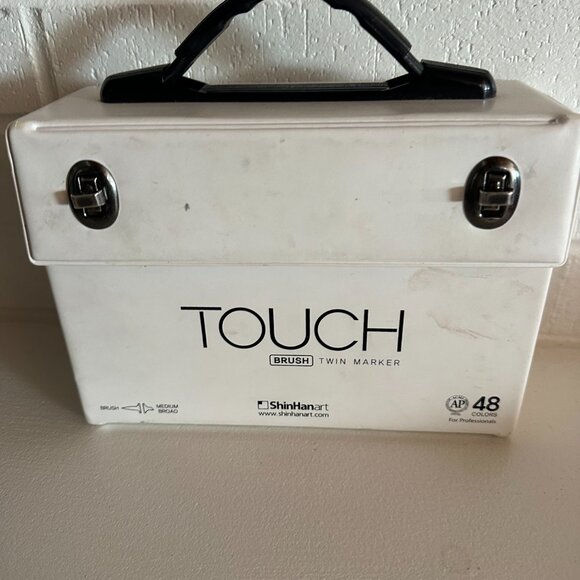 Shinhan Touch Twin Brush Markers - Assorted, Set of 48 - Picture 6 of 12